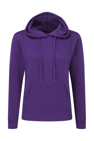 SG Hooded Sweatshirt Women, Purple, 2XL bedrucken, Art.-Nr. 249523497