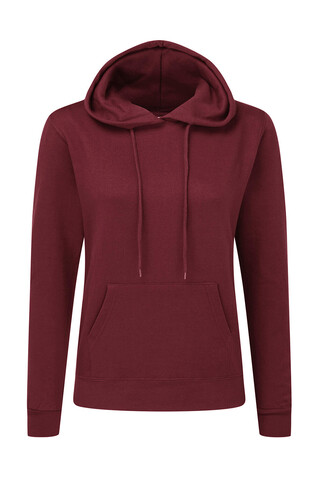 SG Hooded Sweatshirt Women, Burgundy, 2XL bedrucken, Art.-Nr. 249524487