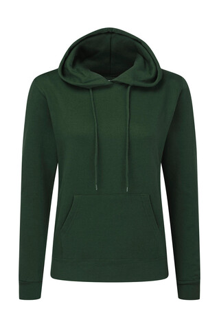 SG Hooded Sweatshirt Women, Bottle Green, XL bedrucken, Art.-Nr. 249525406
