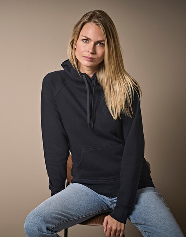 Tee Jays Ladies` Hooded Sweat, Navy, 2XL bedrucken, Art.-Nr. 249542007