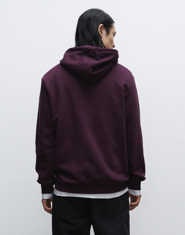 True Blanks Mens Regular Hoodie, Grey Melange, XS bedrucken, Art.-Nr. 250411132