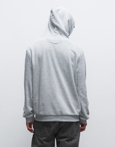 True Blanks Mens Regular Hoodie, Grey Melange, XS bedrucken, Art.-Nr. 250411132