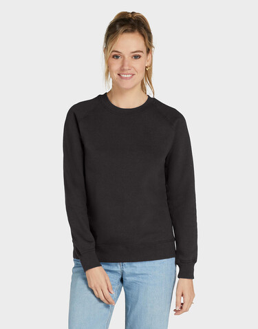 SG Raglan Sweatshirt Women, Black, XS bedrucken, Art.-Nr. 250521012