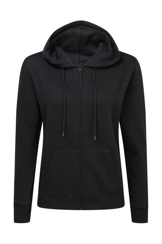 SG Hooded Full Zip Women, Black, 2XL bedrucken, Art.-Nr. 251521017