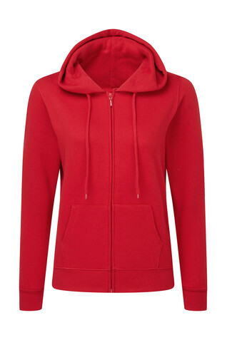 SG Hooded Full Zip Women, Red, XL bedrucken, Art.-Nr. 251524006
