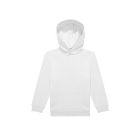 B &amp;amp; C ID.333 Hoodie /kids, White, 3/4 (98/104) bedrucken, Art.-Nr. 252420003