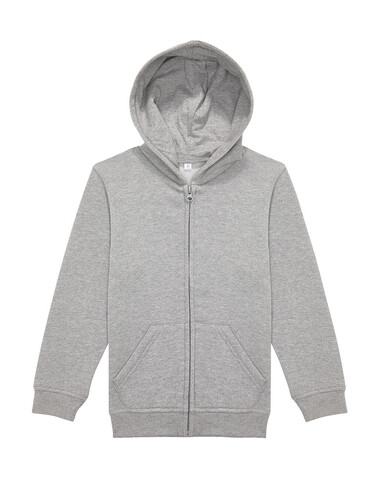 B & C ID.334 Zip Hood /kids, Sport Grey, 7/8 (122/128) bedrucken, Art.-Nr. 253421255 B & C ID.334 Zip Hood /kids, Sport Grey, 7/8 (122/128) bedrucken, Art.-Nr. 253421255