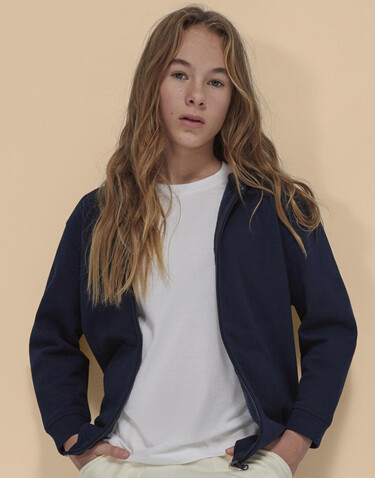 B & C ID.334 Zip Hood /kids, Sport Grey, 12/13 (152/161) bedrucken, Art.-Nr. 253421257 B & C ID.334 Zip Hood /kids, Sport Grey, 12/13 (152/161) bedrucken, Art.-Nr. 253421257