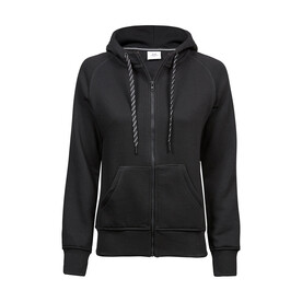Tee Jays Ladies` Fashion Full Zip Hood, Black, S bedrucken, Art.-Nr. 255541013 Tee Jays Ladies` Fashion Full Zip Hood, Black, S bedrucken, Art.-Nr. 255541013
