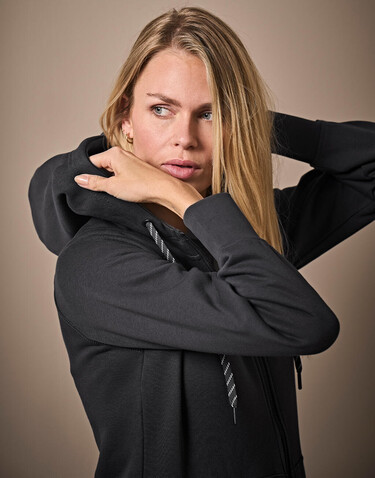 Tee Jays Ladies` Fashion Full Zip Hood, Deep Green, L bedrucken, Art.-Nr. 255545105
