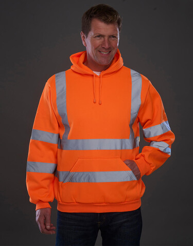 Yoko Fluo Hoodie, Fluo Orange, L bedrucken, Art.-Nr. 255774055