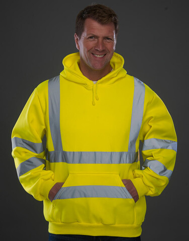 Yoko Fluo Hoodie, Fluo Orange, M bedrucken, Art.-Nr. 255774054