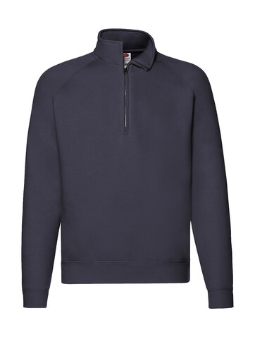 Fruit of the Loom Premium Zip Neck Sweat, Deep Navy, 2XL bedrucken, Art.-Nr. 261012027 Fruit of the Loom Premium Zip Neck Sweat, Deep Navy, 2XL bedrucken, Art.-Nr. 261012027