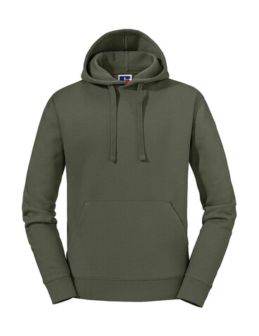 Russell Europe Men`s Authentic Hooded Sweat, Olive, XL bedrucken, Art.-Nr. 265005306