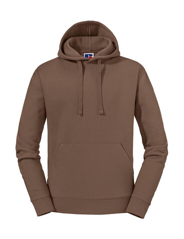 Russell Europe Men`s Authentic Hooded Sweat, Mocha, S bedrucken, Art.-Nr. 265007393