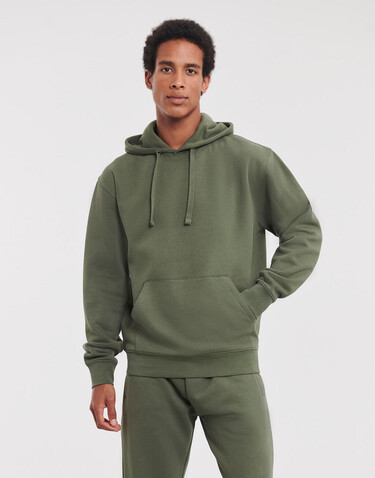 Russell Europe Men`s Authentic Hooded Sweat, Burgundy, XS bedrucken, Art.-Nr. 265004482