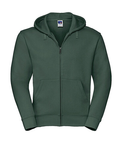 Russell Europe Men`s Authentic Zipped Hood, Bottle Green, L bedrucken, Art.-Nr. 266005405