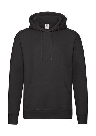 Fruit of the Loom Premium Hooded Sweat, Black, 3XL bedrucken, Art.-Nr. 275011018