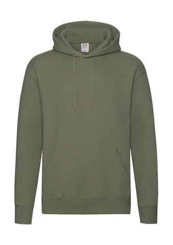 Fruit of the Loom Premium Hooded Sweat, Classic Olive, 2XL bedrucken, Art.-Nr. 275015337