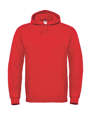 B &amp; C ID.003 Cotton Rich Hooded Sweatshirt, Red, M bedrucken, Art.-Nr. 275424004