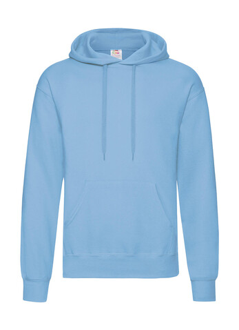 Fruit of the Loom Classic Hooded Sweat, Sky Blue, S bedrucken, Art.-Nr. 276013203
