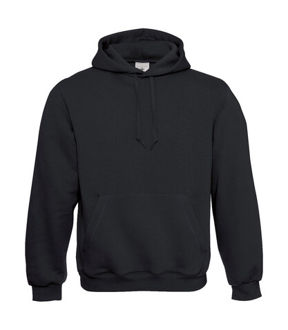 B &amp; C Hooded Sweatshirt, Black, XS bedrucken, Art.-Nr. 276421012