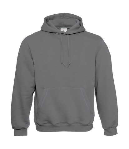 B &amp; C Hooded Sweatshirt, Steel Grey, M bedrucken, Art.-Nr. 276421114