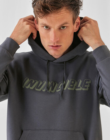 B & C Hooded Sweatshirt, Heather Grey, 2XL bedrucken, Art.-Nr. 276421237 B & C Hooded Sweatshirt, Heather Grey, 2XL bedrucken, Art.-Nr. 276421237