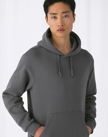 B & C Hooded Sweatshirt, Heather Grey, 2XL bedrucken, Art.-Nr. 276421237 B & C Hooded Sweatshirt, Heather Grey, 2XL bedrucken, Art.-Nr. 276421237