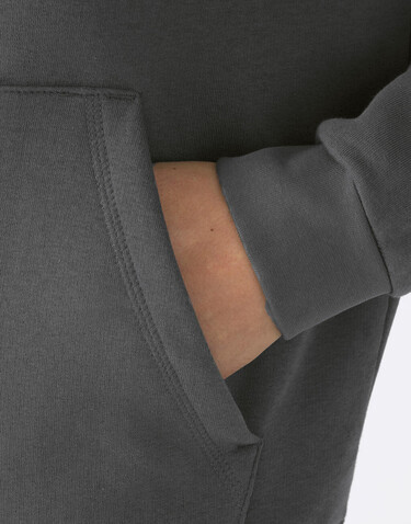 B &amp; C Hooded Sweatshirt, Steel Grey, M bedrucken, Art.-Nr. 276421114