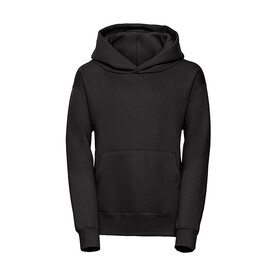 Russell Europe Kids` Hooded Sweat, Black, S (104/3-4) bedrucken, Art.-Nr. 278001013 Russell Europe Kids` Hooded Sweat, Black, S (104/3-4) bedrucken, Art.-Nr. 278001013