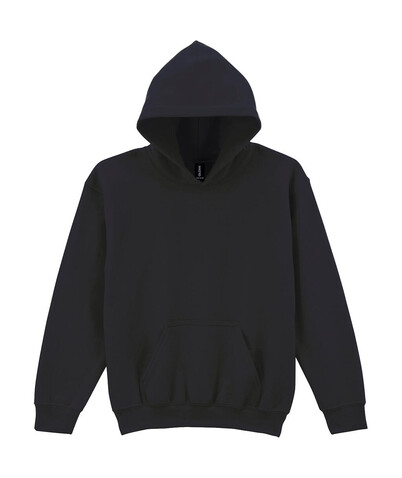Gildan Heavy Blend Youth Hooded Sweat, Black, L (164) bedrucken, Art.-Nr. 278091015