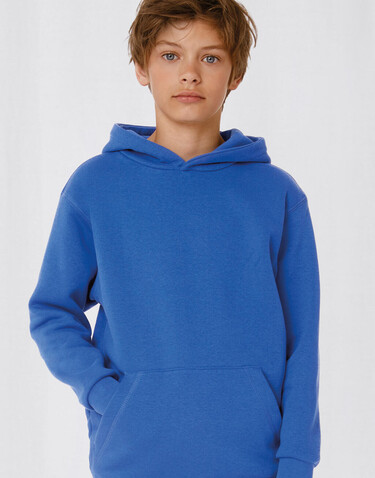 B &amp; C Hooded/kids Sweat, Red, 3/4 (98/104) bedrucken, Art.-Nr. 278424003