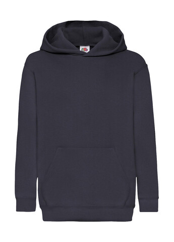 Fruit of the Loom Kids` Classic Hooded Sweat, Deep Navy, 128 (7-8) bedrucken, Art.-Nr. 280012025 Fruit of the Loom Kids` Classic Hooded Sweat, Deep Navy, 128 (7-8) bedrucken, Art.-Nr. 280012025