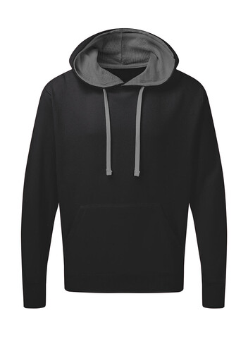 SG Contrast Hooded Sweatshirt Men, Black/Grey, XL bedrucken, Art.-Nr. 281521516 SG Contrast Hooded Sweatshirt Men, Black/Grey, XL bedrucken, Art.-Nr. 281521516
