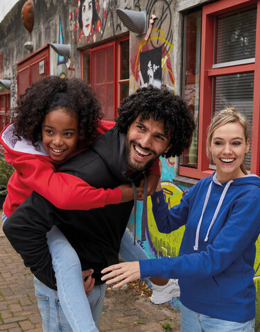 SG Contrast Hooded Sweatshirt Men, Grey/Black, S bedrucken, Art.-Nr. 281521483