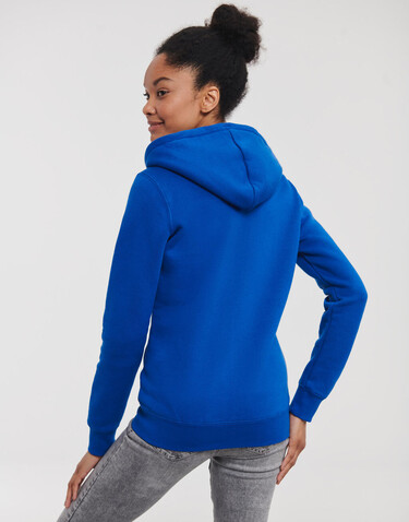 Russell Europe Ladies` Authentic Zipped Hood, Bright Royal, L bedrucken, Art.-Nr. 283003065