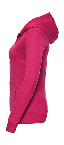 Russell Europe Ladies` Authentic Zipped Hood, White, XL bedrucken, Art.-Nr. 283000006