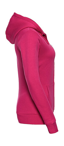 Russell Europe Ladies` Authentic Zipped Hood, Light Oxford, XL bedrucken, Art.-Nr. 283007196