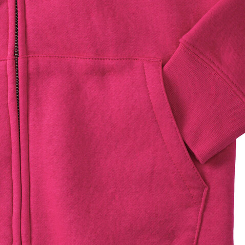 Russell Europe Ladies` Authentic Zipped Hood, Light Oxford, M bedrucken, Art.-Nr. 283007194