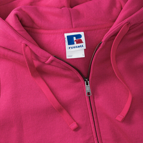 Russell Europe Ladies` Authentic Zipped Hood, Bright Royal, L bedrucken, Art.-Nr. 283003065