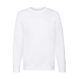 Fruit of the Loom Kids` Premium Set-In Sweat, White, 104 (3-4) bedrucken, Art.-Nr. 286010003 Fruit of the Loom Kids` Premium Set-In Sweat, White, 104 (3-4) bedrucken, Art.-Nr. 286010003