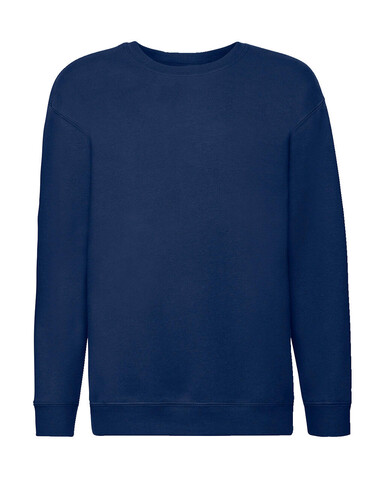 Fruit of the Loom Kids` Premium Set-In Sweat, Navy, 128 (7-8) bedrucken, Art.-Nr. 286012005