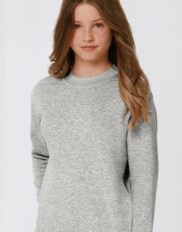 B &amp; C Set In/kids Sweat, Navy, 3/4 (98/104) bedrucken, Art.-Nr. 286422003