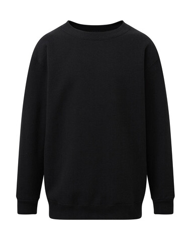 SG Crew Neck Sweatshirt Kids, Black, 152 (11-12/2XL) bedrucken, Art.-Nr. 286521017