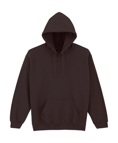 Gildan Heavy Blend Adult Hooded Sweatshirt, Dark Chocolate, 2XL bedrucken, Art.-Nr. 290097017