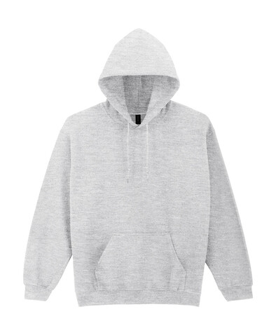 Gildan Heavy Blend Adult Hooded Sweatshirt, Ash Grey, M bedrucken, Art.-Nr. 290097034