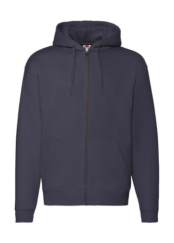 Fruit of the Loom Premium Hooded Zip Sweat, Deep Navy, S bedrucken, Art.-Nr. 293012023