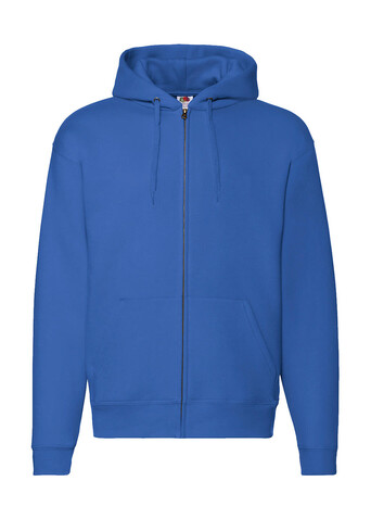 Fruit of the Loom Premium Hooded Zip Sweat, Heather Grey, XL bedrucken, Art.-Nr. 293011236