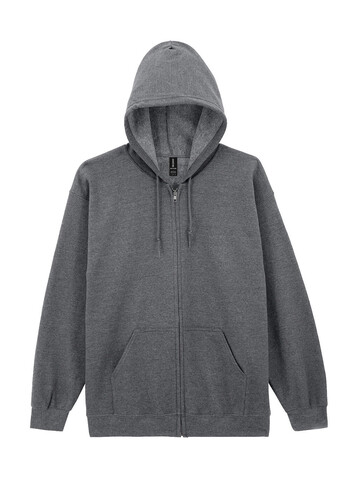 Gildan Heavy Blend Adult Full Zip Hooded Sweat, Graphite Heather, L bedrucken, Art.-Nr. 293091315